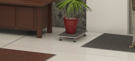 Приступок решетчатый