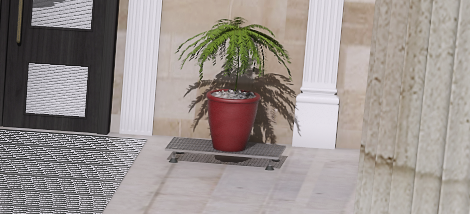 Приступок решетчатый