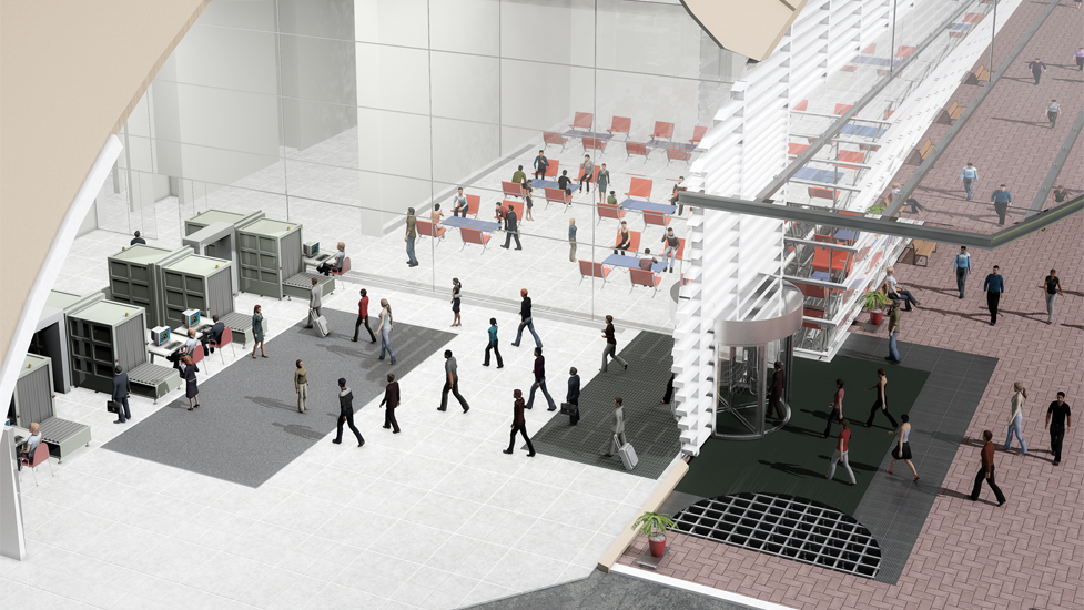 Покрытия для аэропортов и вокзалов