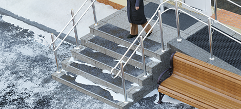 Противоскользящие решения для ступеней (подобрать)