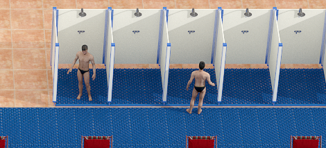 Противоскользящие покрытия для бассейнов, душевых и туалетов