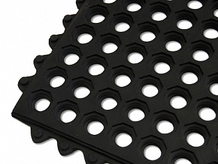 Мат для ресторанов 915х915х12мм черный