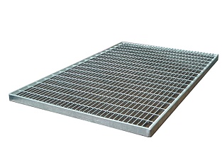 Прессованный решетчатый настил Р 33х11/20х2 мм Zn